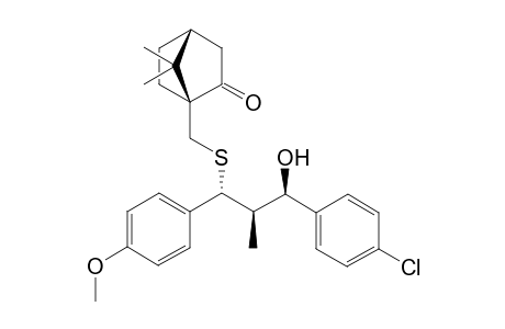 (1R,2R,3R)-1-(4-Chlorophenyl)-3-(4-methoxyphenyl)-2-methyl-3-[(1S.4R)-2-oxobornane-10-sulfanyl]-1-propanol