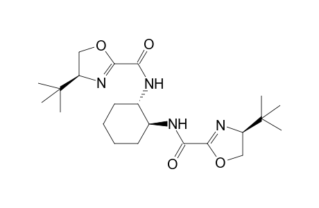 N,N'-[(1S,2S)-Cyclohexane-1,2-diyl]bis[(4S)-4-(1,1-dimethylethyl)-4,5-dihydrooxazole-2-carboxamide]