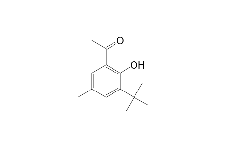 2-Acetyl-6-(t-butyl)-4-methylphenol