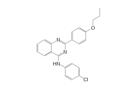 N-(4-chlorophenyl)-2-(4-propoxyphenyl)-4-quinazolinamine