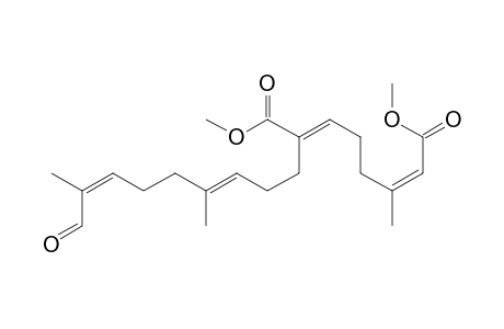 2,6-Octadienedioic acid, 2-(4,8-dimethyl-9-oxo-3,7-nonadienyl)-6-methyl-, dimethyl ester, (E,Z,E,Z)-