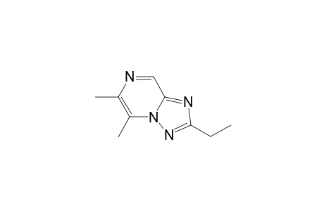 2-Ethyl-5,6-dimethyl-s-triazolo[1,5-a]pyrazine