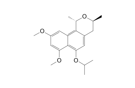 (1S,3S)-6-isopropoxy-7,9-dimethoxy-1,3-dimethyl-3,4-dihydro-1H-benzo[h]isochromene