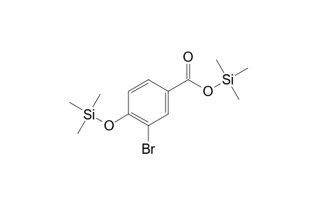 3-Bromo-4-Hydroxy benzoic acid, TMS