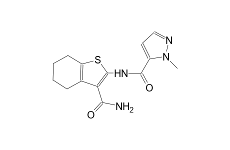 N-[3-(aminocarbonyl)-4,5,6,7-tetrahydro-1-benzothien-2-yl]-1-methyl-1H-pyrazole-5-carboxamide