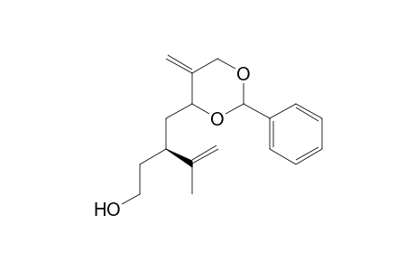 (3S)-Isopropenyl-5,7-di-O-benzylidene-6-methyleneheptan-1-ol