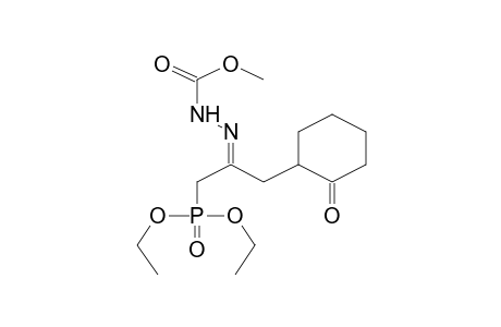 2-(2-METHOXYCARBONYLHYDRAZONO-3-DIETHOXYPHOSPHORYLPROPYL)CYCLOHEXANONE