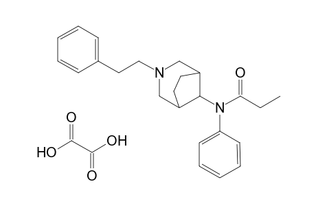 .beta.-3,5-ethylenefentanyl oxalate