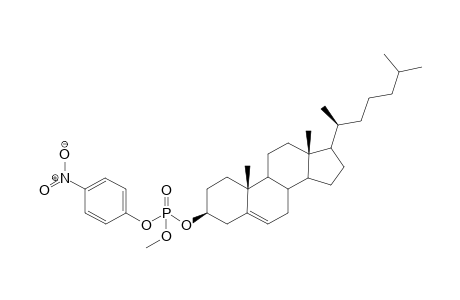 (3S,10R,13R)-10,13-dimethyl-17-((S)-6-methylheptan-2-yl)-2,3,4,7,8,9,10,11,12,13,14,15,16,17-tetradecahydro-1H-cyclopenta[a]phenanthren-3-yl methyl 4-nitrophenyl phosphate