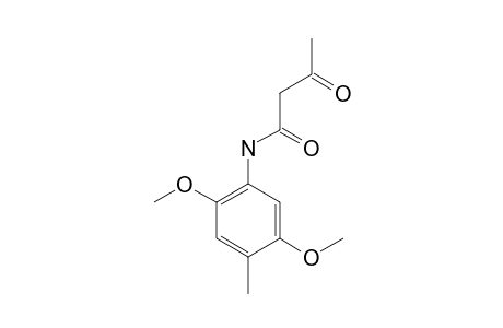 N-(2',5')-DIMETHOXY-4'-METHYLPHENYL)-ACETO-ACETAMIDE
