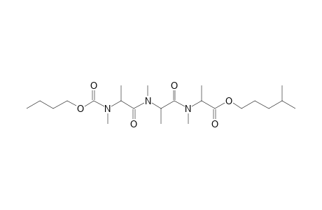 Alanylalanylalanine, N,N',N''-trimethyl-,N''-butoxycarbonyl-, isohexyl ester