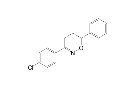 3-(4-Chlorophenyl)-6-phenyl-5,6-dihydro-4H-1,2-oxazine