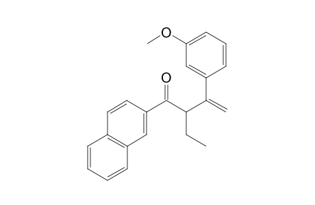 2-Ethyl-3-(3-methoxyphenyl)-1-(naphthalen-2-yl)but-3-en-1-one