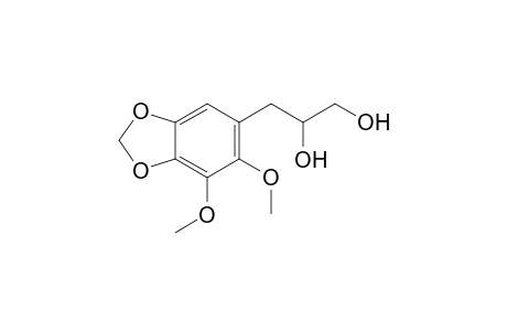 1,2-Propanediol, 3-(6,7-dimethoxy-1,3-benzodioxol-5-yl)-