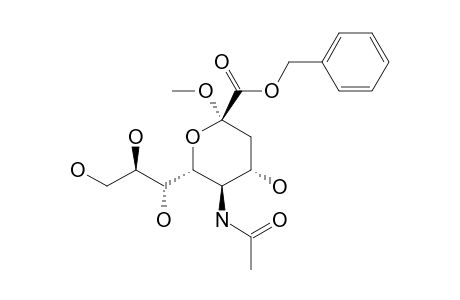 BENZYL-2-ALPHA-O-METHYL-5-N-ACETYL-NEURAMINATE