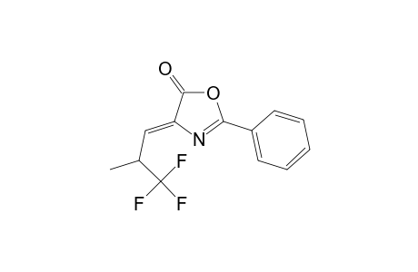 (4Z)-2-phenyl-4-(3,3,3-trifluoro-2-methyl-propylidene)-2-oxazolin-5-one