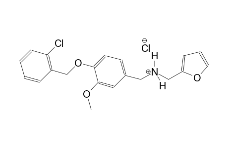 2-furanmethanaminium, N-[[4-[(2-chlorophenyl)methoxy]-3-methoxyphenyl]methyl]-, chloride
