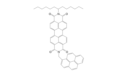 N-(1-Hexylheptyl)-N'-(3-pyrenylmethyl)perylene-3,4:9,10-tetracarboxylic bisimide