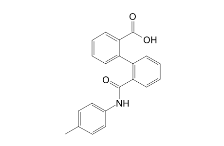 [1,1'-Biphenyl]-2-carboxylic acid, 2'-[[(4-methylphenyl)amino]carbonyl]-