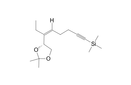 [S-(Z)]-[6-(2,2-DIMETHYL-1,3-DIOXOLAN-4-YL)-5-OCTEN-1-YNYL]-TRIMETHYLSILANE