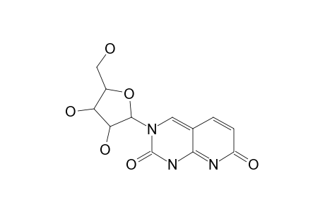 3.beta.-D-Ribofuranosyl-2,7-dioxopyrido-[2,3-D]-pyrimidine