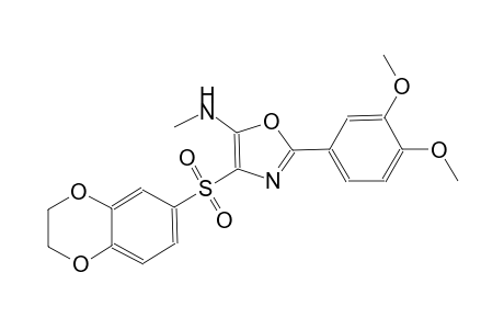 5-oxazolamine, 4-[(2,3-dihydro-1,4-benzodioxin-6-yl)sulfonyl]-2-(3,4-dimethoxyphenyl)-N-methyl-