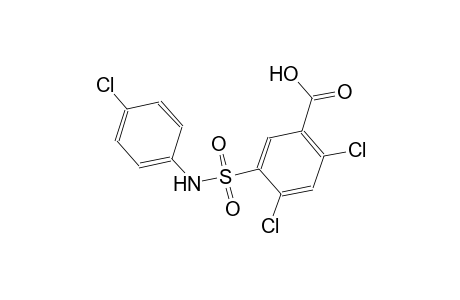2,4-dichloro-5-[(4-chloroanilino)sulfonyl]benzoic acid