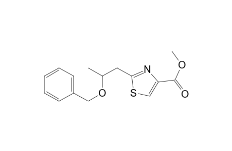 Methyl 2-(2-Benzyloxy)propylthiazole-4-carboxylate