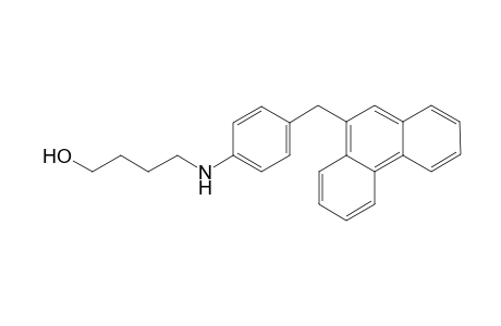4-[4-(9-phenanthrenylmethyl)anilino]-1-butanol