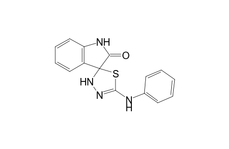 5'-(Phenylamino)-3'H-spiro(indoline-3,2'-[1,3,4]-thiadiazole)-2-one