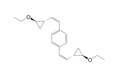 1,4-Bis[(Z)-2-(trans-2-ethoxycyclopropyl)ethenyl]benzene