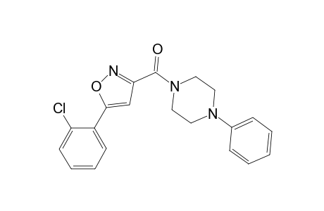 [5-(2-Chlorophenyl)-1,2-oxazol-3-yl](4-phenylpiperazin-1-yl)methanone