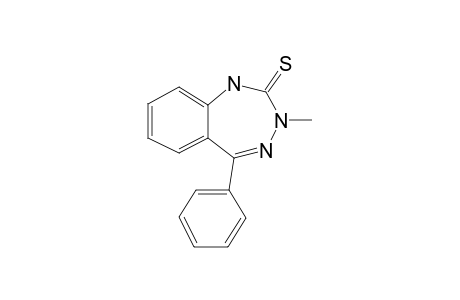 3-Methyl-5-phenyl-1,3-dihydro-2H-1,3,4-benzotriazepine-2-thione