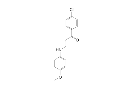 (2E)-1-(4-Chlorophenyl)-3-(4-methoxyanilino)-2-propen-1-one