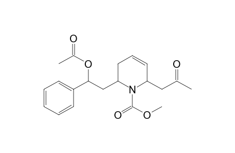 Methyl 2-(2-Acetoxy-2-phenylethyl)-6-(2-oxopropyl)-1,2,3,6-tetrahydropyridine-1-carboxylate