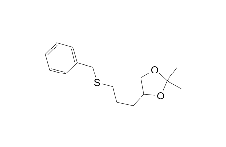 4-[3-(Benzylthio)propyl]-2,2-dimethyl-1,3-dioxolane