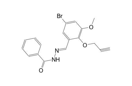 N'-{(E)-[5-bromo-3-methoxy-2-(2-propynyloxy)phenyl]methylidene}benzohydrazide