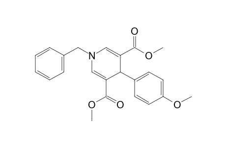 1-benzyl-4-(4-methoxyphenyl)-4H-pyridine-3,5-dicarboxylic acid dimethyl ester