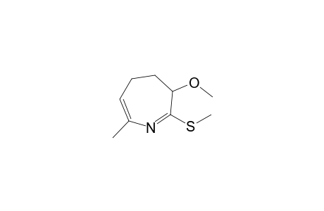 3-Methoxy-7-methyl-2-methylsulfanyl-4,5-dihydro-3H-azepine