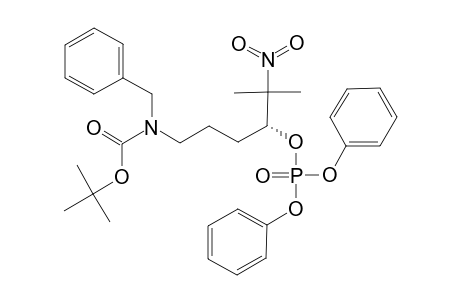 (4R)-N-BENZYL-N-(TERT.-BUTYLOXYCARBONYL)-4-DIPHENYLPHOSPHATOXY-5-METHYL-5-NITROHEXYLAMINE