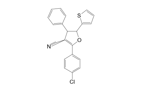 2-(4-CHLOROPHENYL)-4-PHENYL-5-(2-THIENYL)-4,5-DIHYDROFURAN-3-CARBONITRILE
