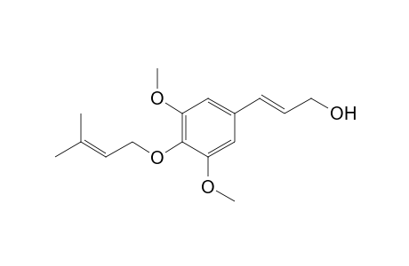 (E)-3-[3,5-dimethoxy-4-(3-methylbut-2-enoxy)phenyl]-2-propen-1-ol