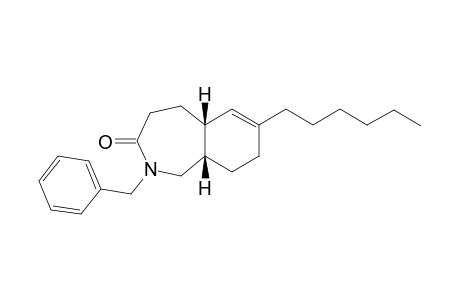 cis-4-N-Benzyl-6-hexyloctahydrobenzo[c]azepin-3-one