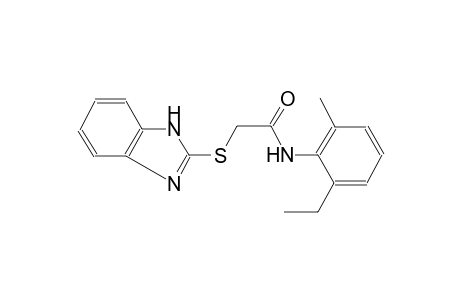 acetamide, 2-(1H-benzimidazol-2-ylthio)-N-(2-ethyl-6-methylphenyl)-