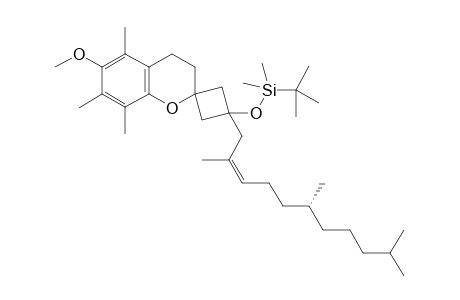 tert-butyl-[6-methoxy-5,7,8-trimethyl-1'-[(Z,6R)-2,6,10-trimethylundec-2-enyl]spiro[chromane-2,3'-cyclobutane]-1'-yl]oxy-dimethyl-silane