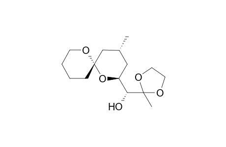 (R)-(2-methyl-1,3-dioxolan-2-yl)((2S,4R,6S)-4-methyl-1,7-dioxaspiro[5.5]undecan-2-yl)methanol