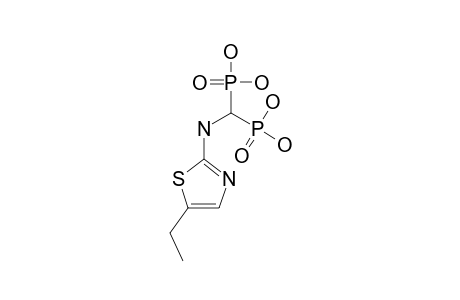 (5-ETHYLTHIAZOL-2-YL)-AMINOMETHYLENEBISPHOSPHONIC-ACID