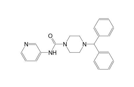1-piperazinecarboxamide, 4-(diphenylmethyl)-N-(3-pyridinyl)-