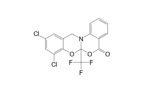 8,10-bis(chloranyl)-6a-(trifluoromethyl)-12H-[1,3]benzoxazino[3,2-a][3,1]benzoxazin-5-one