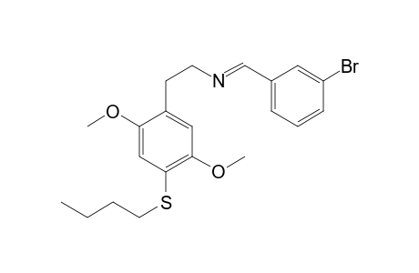 1-(3-Bromophenyl)-N-(2-[4-butylthio-2,5-dimethoxyphenyl]ethyl)methanimine